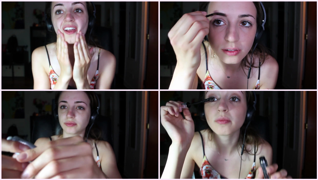 ASMR - 做我的化妆......在晚上 *软语* Gibi ASMR视频