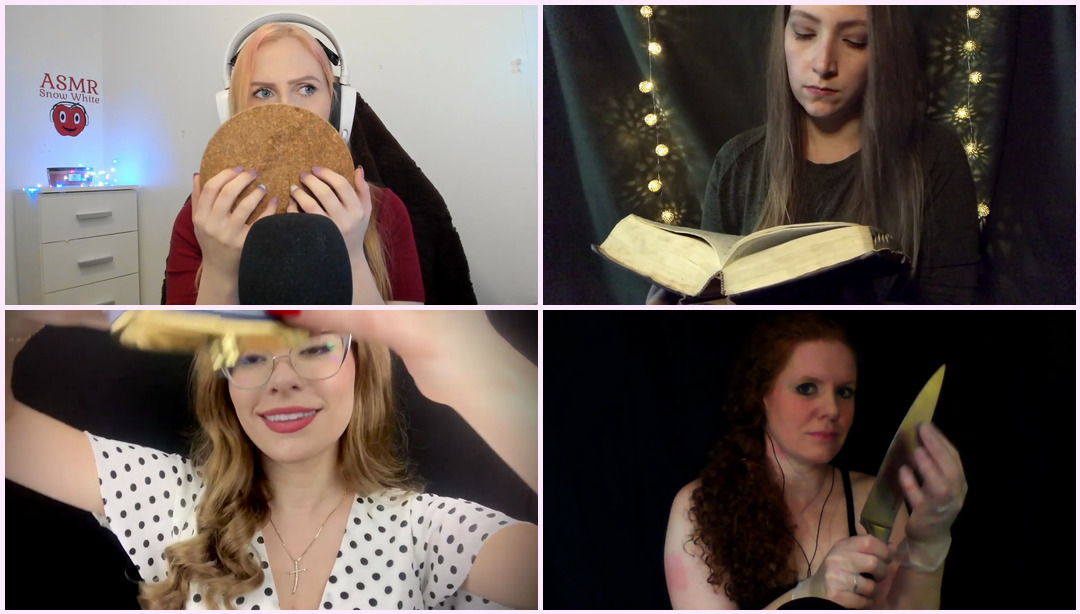 ASMR THE ULTIMATE TAPPING COLLAB 1.5+ 小时（24 位不同的艺术家让你睡觉） Tati ASMR视频