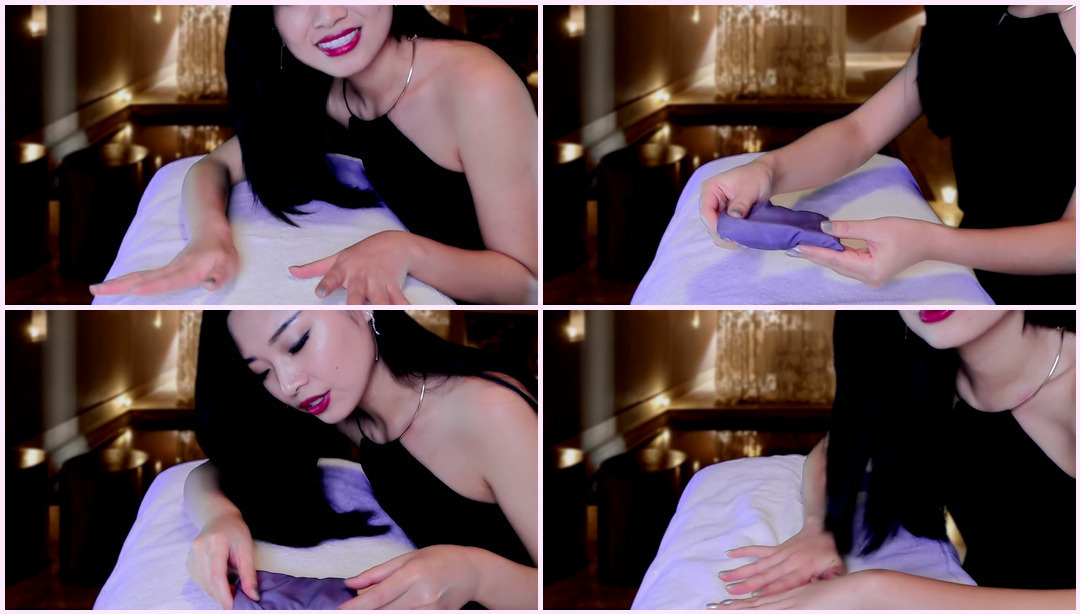 [ASMR] 中式背部按摩和绘图 Tingting ASMR视频