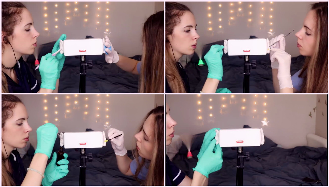 ASMR 双耳清洁 - 非常刺痛和放松 Rapunzel ASMR视频