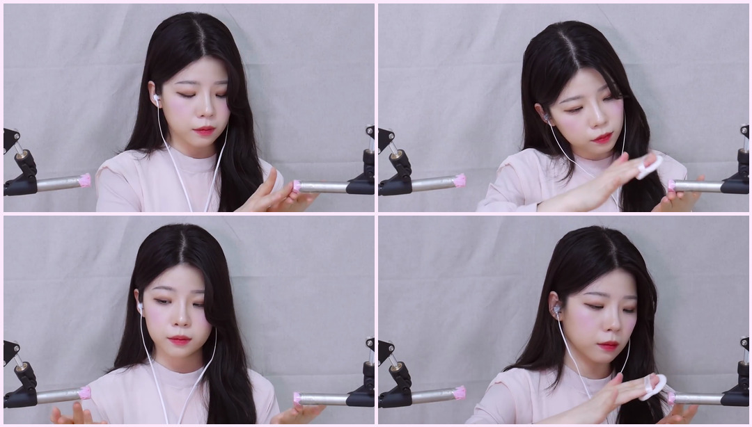 [1 ASMR] │ , , BEST EAR 6TRIGGER NO TALKING 妍珠 ASMR视频