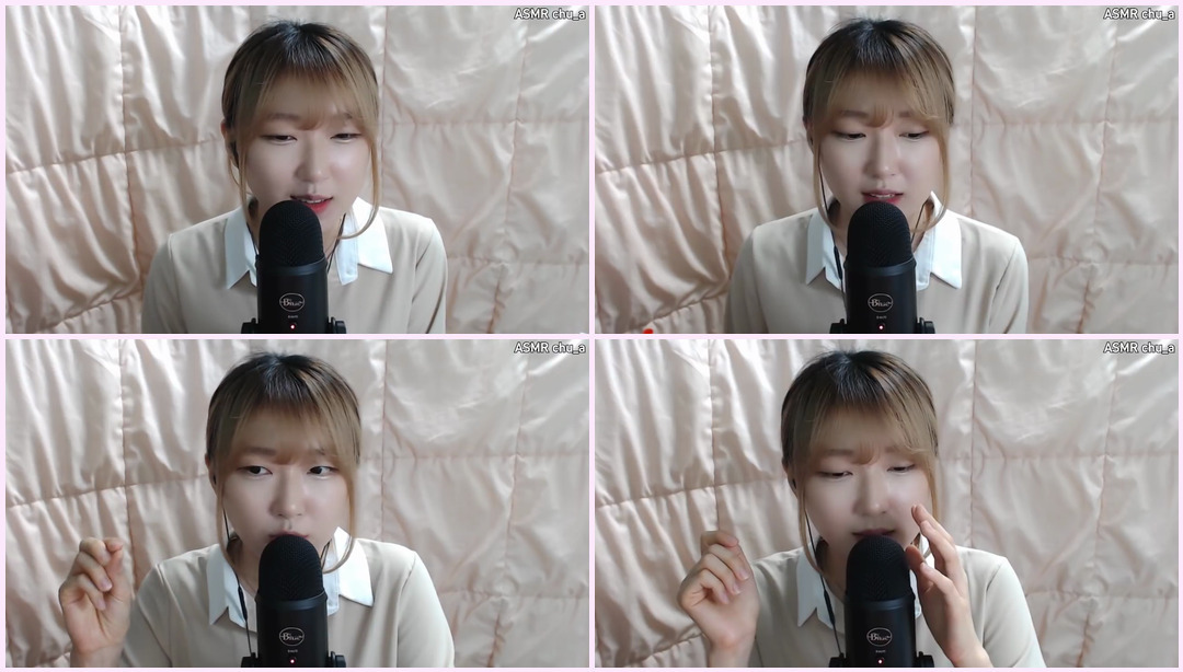 [ASMR]，韩语窃窃私语 chu_a ASMR视频