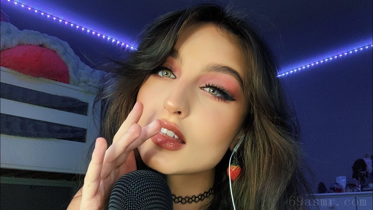 ASMR |深沉的口音（干湿两用） |带有手指颤动的舌头漩涡