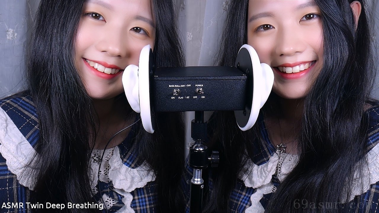 ASMR Twin 深呼吸助您入睡 |双耳吹| 3 小时（不说话）-