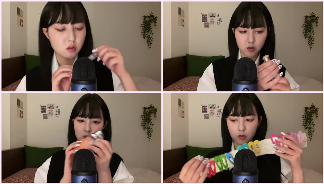 ASMR Cosmetic 用指甲尖发出敲击声 Noah ASMR视频