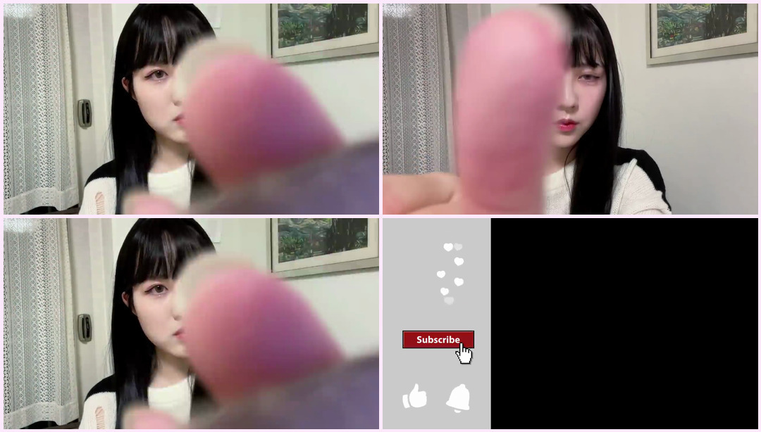 ASMR 노토킹 빠른 메이크 업 해주기 不说话 瞌睡快妆 -- Noah ASMR视频