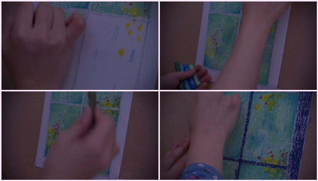 ENG ASMR Rainy Day Drawing #02 Rainy Day，第二幅画 :) RANG ASMR视频