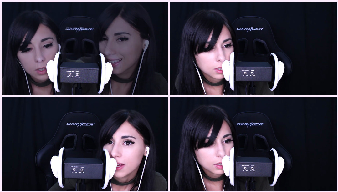 ASMR 特写 听不见的耳语 |重复触发词 | 3Dio 耳对耳 LunaRexx ASMR视频