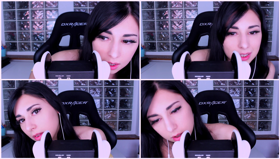 ASMR 听不见的耳语和舌音（口音） | 3Dio Ear to Ear INTENSE TINGLES 美胸Asmr ASMR视频