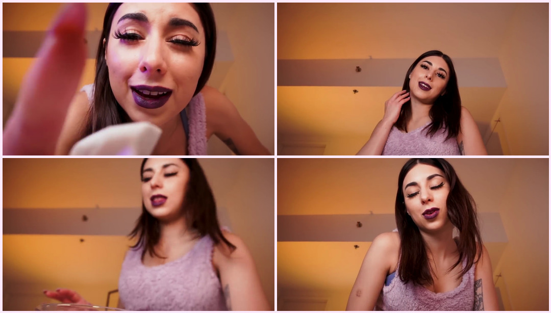 ASMR POV 帮助您在床上入睡（个人关注、面部抚摸、轻声细语） LunaRexx ASMR视频