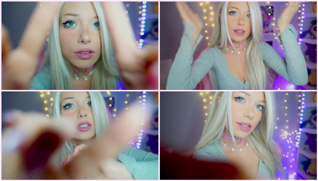 女朋友角色扮演 ASMR |触摸和握住你的脸|面部追踪 |角色扮演 |面部按摩 DOLLBLUSH ASMR视频