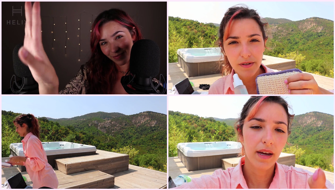 这个 ASMR 水疗中心将放松和清洁您 Glow ASMR视频