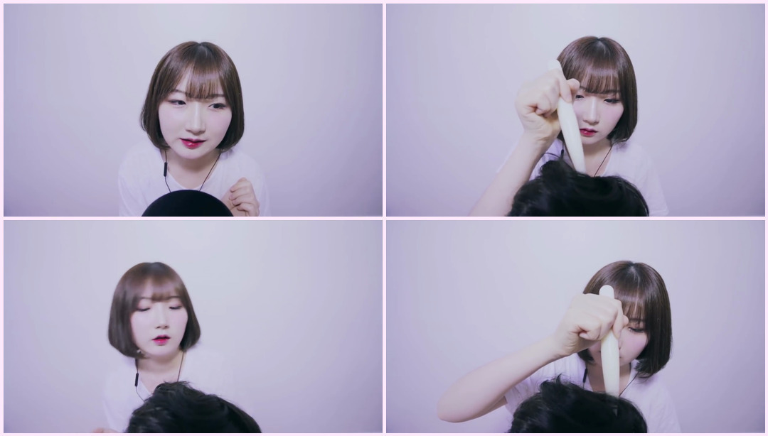 [ASMR韩语、ASMR韩语]我给你按摩头皮|头皮按摩 Eraing ASMR视频